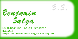 benjamin salga business card