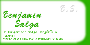 benjamin salga business card